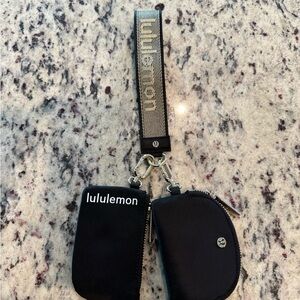 lululemon athletica Black Wallet Set